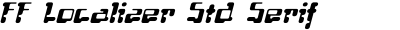 FF Localizer Std Serif Regular Italic